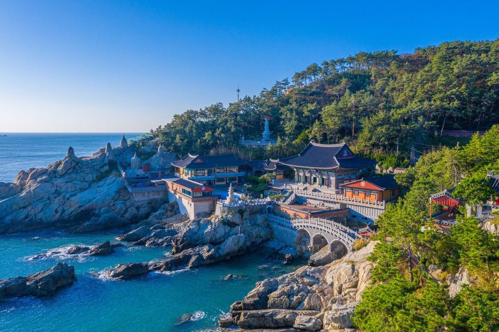 Haedong Yonggungsa Temple on the coast of Busan