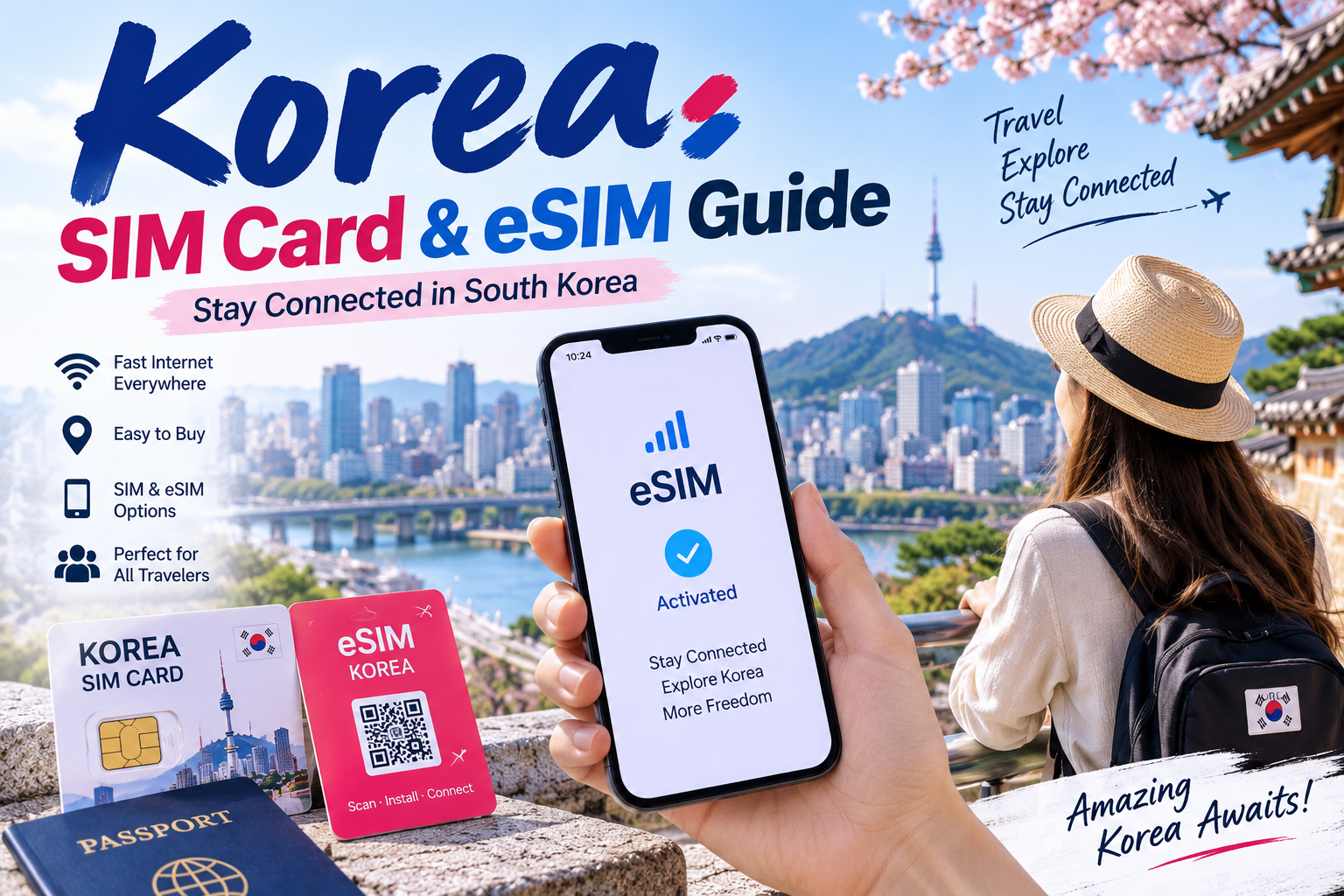 Korea SIM Card & eSIM Guide: Best Options for Tourists